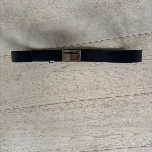 Prada belt black leather made in Italy 85/34 main image 4